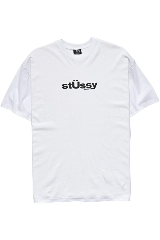 Stussy Mens Big U SS T Shirt White - SZAHC6045